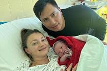 Prvním miminkem roku 2024 v Uherském Hradišti je chlapeček Mateo.