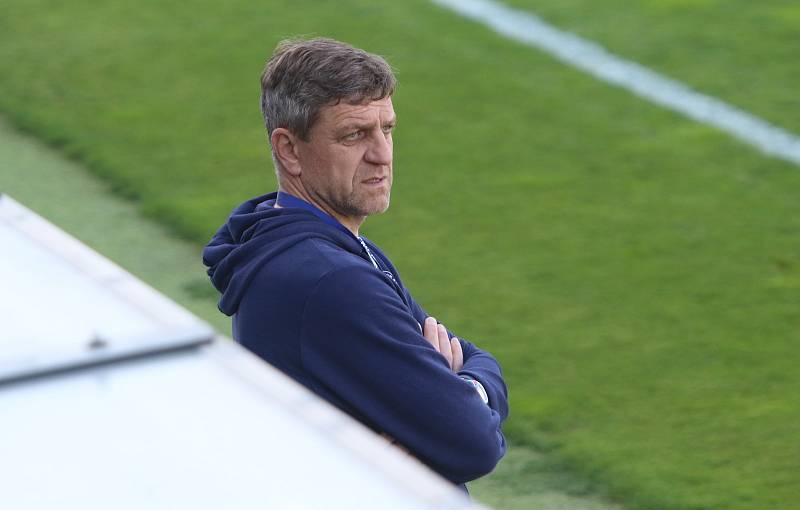 Asistent trenéra Slovácka Josef Mucha na hře ještě viděl nedostatky. 