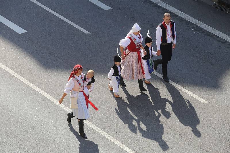 Slavnosti vína Uherské Hradiště 2017. Průvod