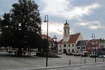 Masarykovo náměstí v Uherském Brodě. Ilustrační foto.