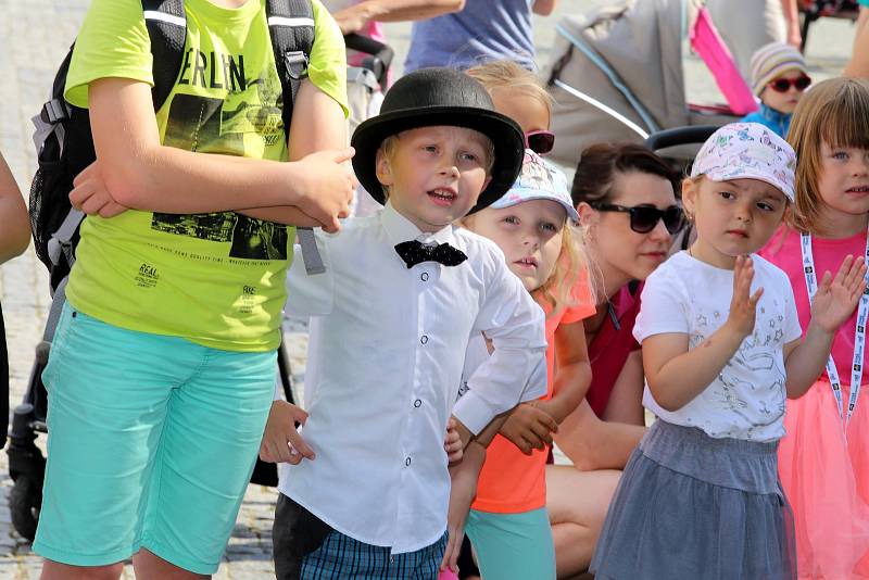 Magic festival 2018 v Uherském Hradišti. Kouzelné náměstí na Masarykově náměstí.