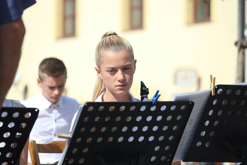 Otevření opravené budovy Základní umělecké školy na Mariánském náměstí v Uherském Hradišti