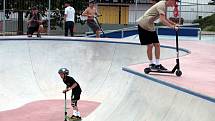 Skatepark v Uherském Hradišti slavnostně otevřeli v pátek 25. června 2021