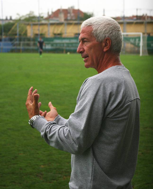 Trenér fotbalistů Starého Města Libor Soldán. Foto: Deník/Libor Kopl