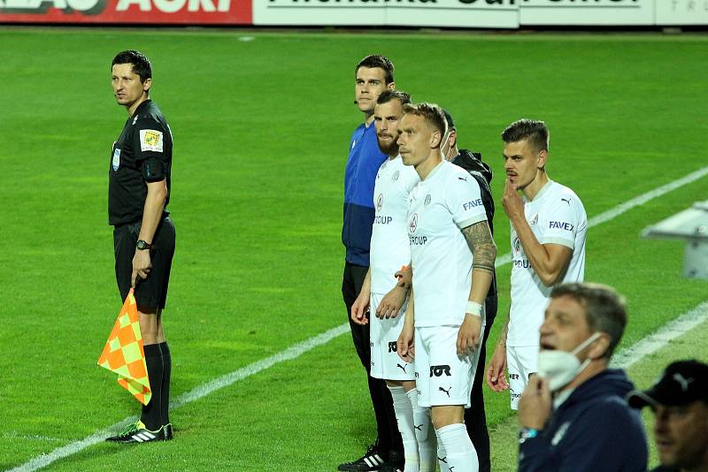 Fotbalisté Slovácka ve 32. kole FORTUNA:LIGY remizovali s Bohemians 1905.