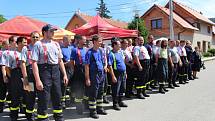 Simulovaný zásah Sboru dobrovolných hasičů v Pitíně.