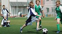 Fotbalový turnaj školních družstev Mc Donald’s Cup 2008: ZŠ Boršice - ZŠ Za Alejí.