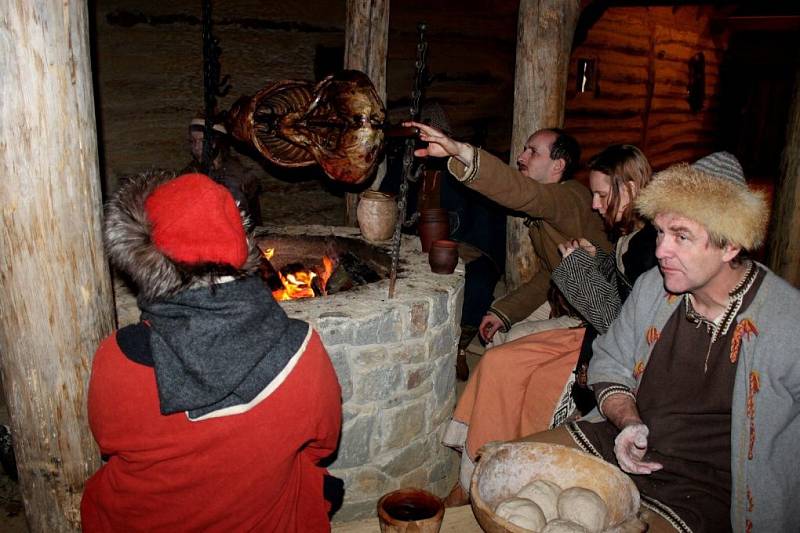 V Archeoskanzenu Modrá přivítali Velkomoravané a jejich přátelé zimu