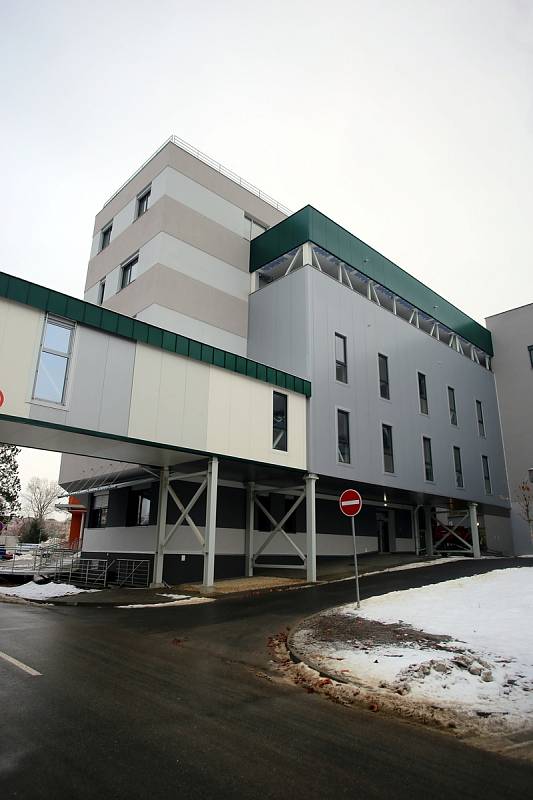 Nová budova interny v nemocnici v Uherském Hradišti.