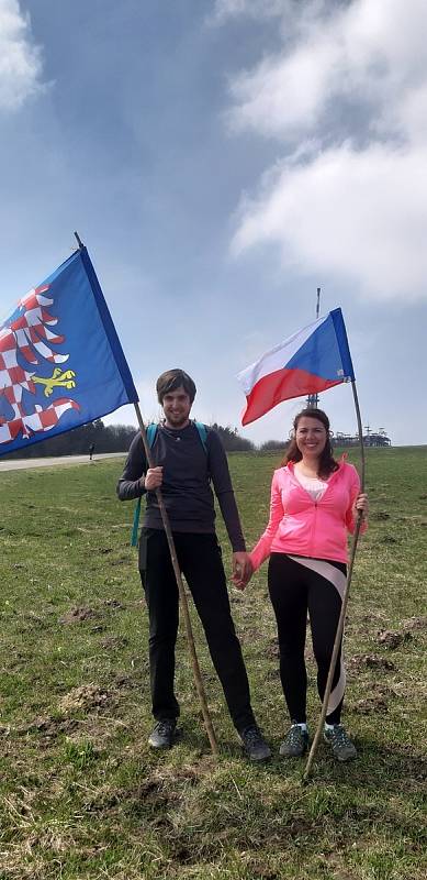 Prvomájový anticovidový výstup na Velkou Javořinu.