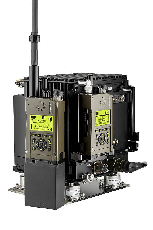 Rádiový systém DICOM®RF40 se skládá z ruční radiostanice DICOM®RF40 a vozidlové radiostanice DICOM®RF4050