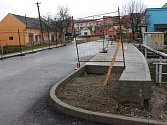Oprava ulice Boršická v Hluku.