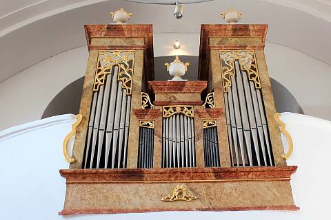Opravené varhany v kostele Nanebevzetí Panny Marie v Mařaticích