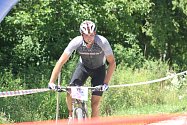 Závod horských kol při Slováckém létě v Uherském Hradišti  vyhrál nivnický cyklista František Trtek.