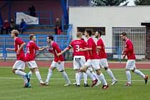 Fotbalistům Uherského Brodu se proti soupeřům ze Slovenska střelecky i výsledkově daří.