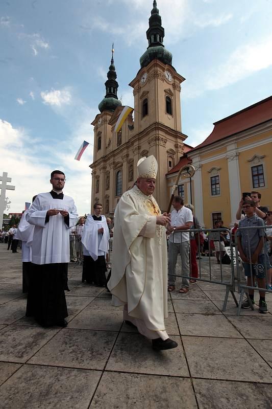 Národní cyrilometodějská pouť na Velehradě 5. července 2021.