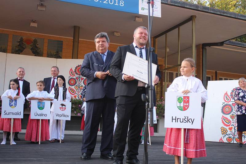 Vesnice roku 2018. Vítězem se stala obec Dolní Němčí.Na druhém místě se umístil Šumvald z kraje Olomouckého a na třetím Nový Kostel, který je v Karlovarském kraji.