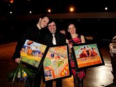 Divadelní ples a předávání cen oceněným hercům Slováckého divadla v roce 2014. Ilustrační foto.