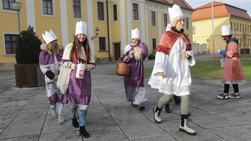 Tříkrálová sbírka 2022  na Velehradě.