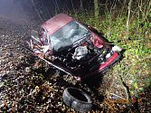 Smrtí dvou lidí skončila v pondělí 23. listopadu dopravní nehoda osobního automobilu nedaleko Strání. Vůz, v němž cestovaly celkem tři osoby, havaroval v mlze krátce před 18. hodinou na silnici l/54 v blízkosti odbočky na Korytnou.