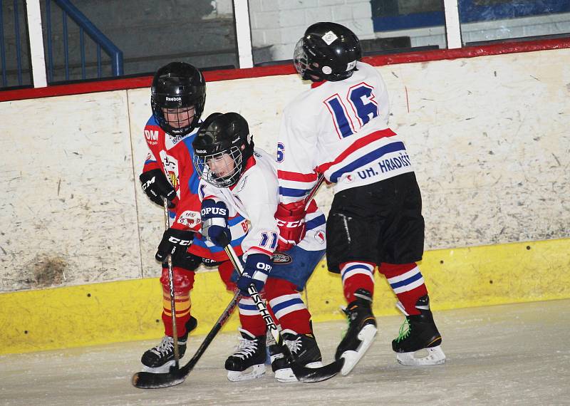 Velká radost ze hry byla vidět na všech malých hokejistech, kteří se v sobotu 18. listopadu zúčastnili v Uherském Hradišti turnaje 2. tříd. Domácím Hradišťanům se dařilo, s Brumovem a Uherským Ostrohem vyhráli všechny čtyři zápasy. (ms)