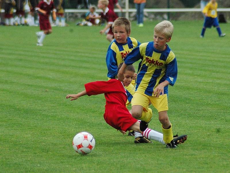 Jasnými vítězi regionálního kola 5. ročníku fotbalového turnaje pro hráče do deseti let E.ON ČR Junior Cup se ve Starém Městě stali malí fotbalisté 1. FC Slovácko.