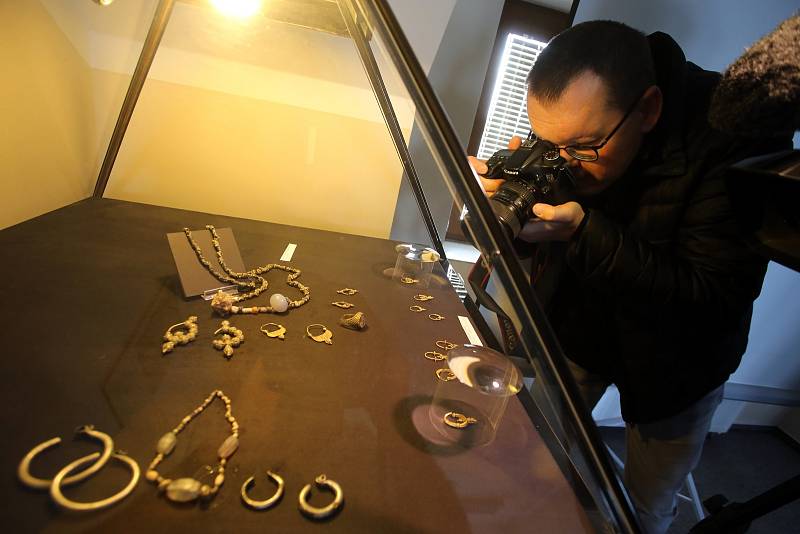 Tisková konference Centra slovanské archeologie  Moravského zemského muzea v Uherském Hradišti.