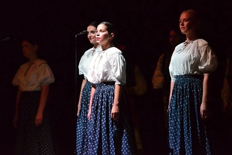 Orchestr lidových nástrojů Vojenského uměleckého souboru Ondráš v pořadu Další, prosím.