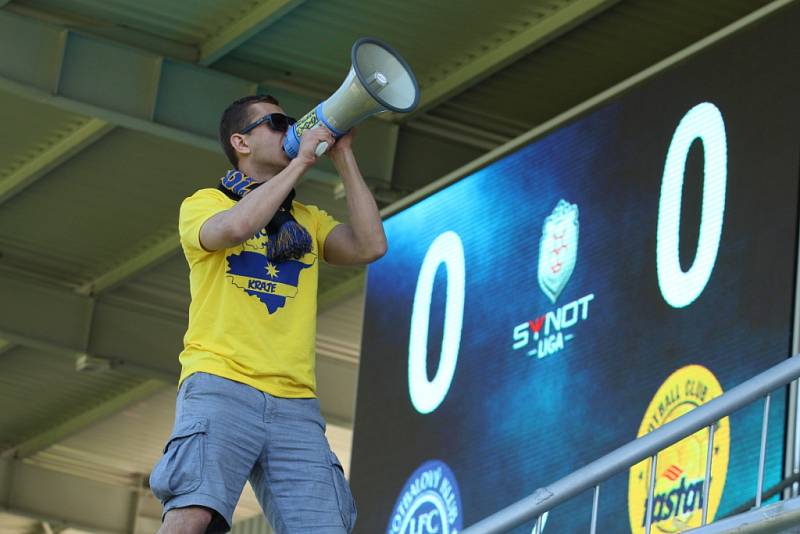 Synot Liga, 1. FC Slovácko - FC Fastav Zlín. Fanoušci Zlína.