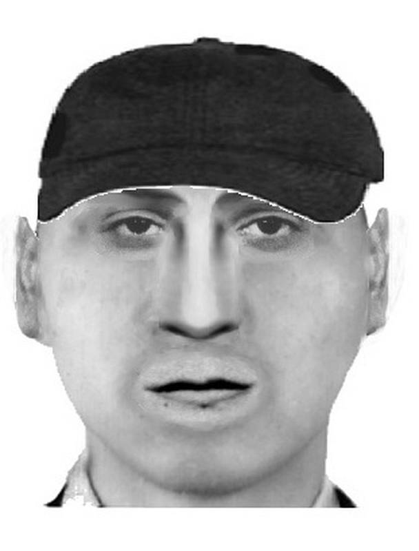 Tady je policejní identikit lupiče ze zlatnictví. 