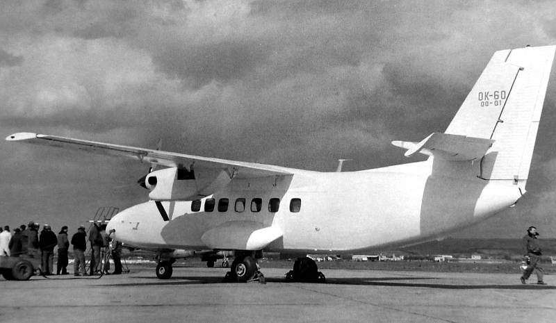 50. výročí prvního vzletu letadla L 410 na letišti v Kunovicích.archiv Let Kunovice