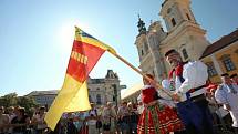 Slavnosti vína 2016 v Uherském Hradišti. Slavnostní průvod.