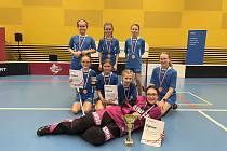 Florbalistky Uherského Ostrohu skončily ve finále školního turnaje třetí a získaly bronzové medaile.