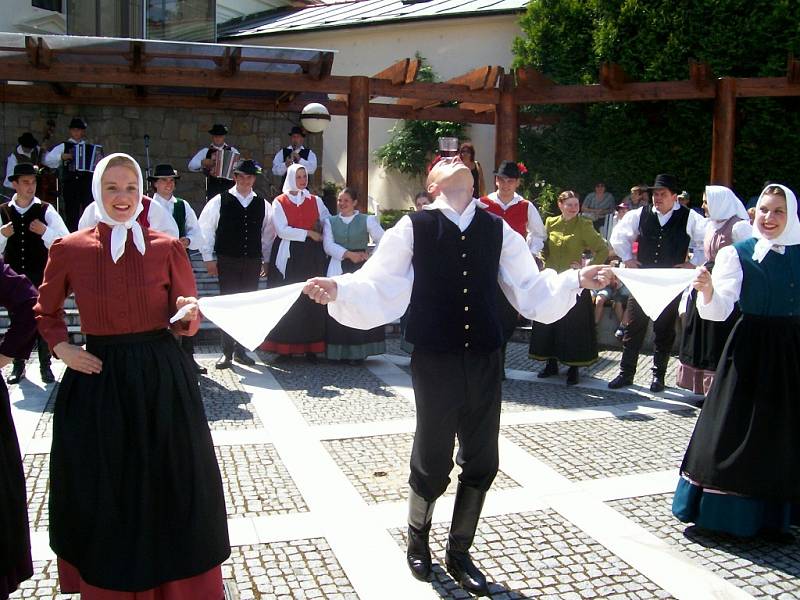 Své tradice předvedly soubory ze Slovinska, Estonska, Kolumbie a Beninu.