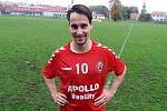 Sedmadvacetiletý záložník Uherského Brodu Vojtěch Dolina se na domácí výhře nad poslední Mohelnicí 2:0 podílel jedním gólem.
