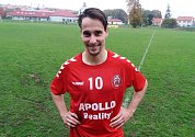 Fotbalisté Bojkovic budou i v příští sezoně spoléhat na záložníka Vojtěcha Dolinu.