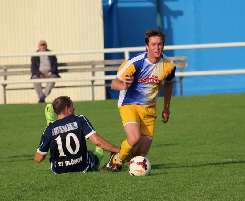 Staroměstský David Hynčica vyrovnal duel proti Vlčnovu na 1:1 a jeho tým následně zvítězil v penaltovém rozstřelu.