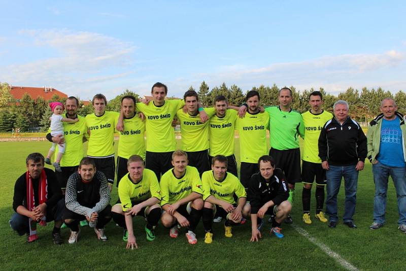 Fotbalisté Újezdce u Luhačovic remizovali dvě kola před koncem sezony v Dolním Němčí. Bod jim stačil k prvenství v I A. třídě.