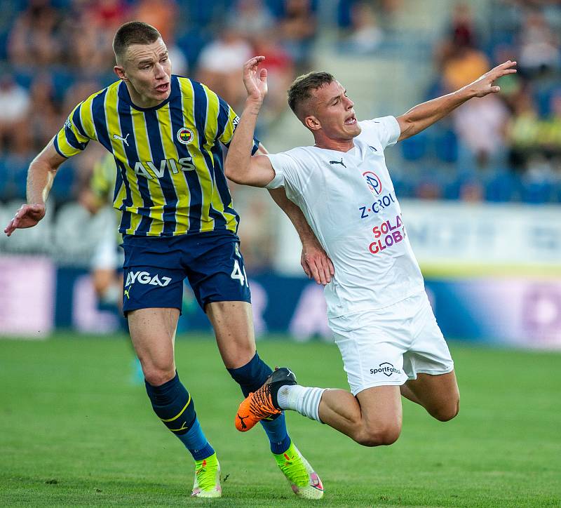 Odvetné utkání 3. předkola fotbalové Evropské ligy: 1. FC Slovácko - Fenerbahce Istanbul, 11. srpna 2022, Uherské Hradiště