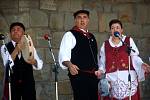 Vystoupení zahraničních folklórních souborů v muzeu v Uherském Brodě.  Na snímku italský soubor Gruppo Folk Val di Mazara z Mazara del Valle na Sicílii.