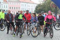Na kole vinohrady Uherskohradišťska se z Masarykova náměstí vydalo na 1500 cyklistů i pěších