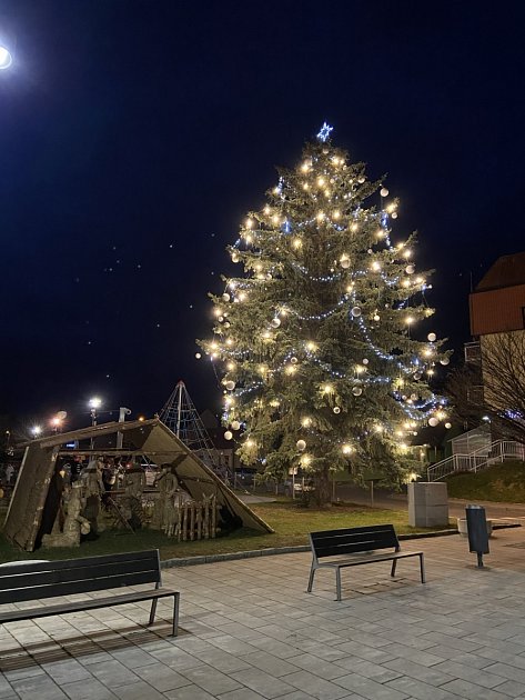 Vánoční strom 2020 v Bojkovicích