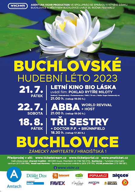 Plakát festivalu Buchlovské léto 2023