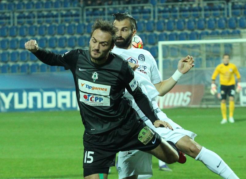 1. FC Slovácko - FK Jablonec. Martin Doležal a Tomáš Košút.