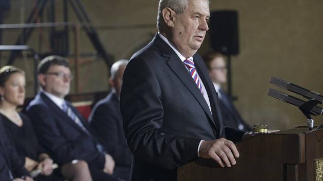 Prezident České republiky Miloš Zeman.
