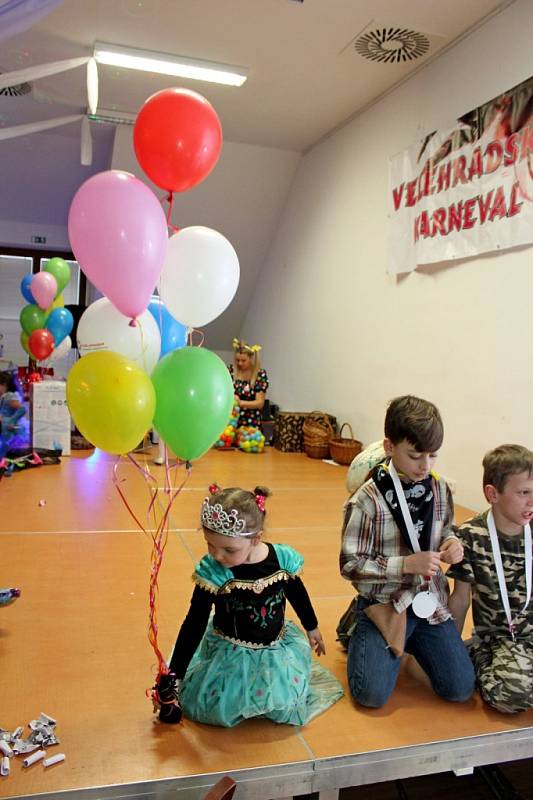 Dětská drobotina si užívala pohádkový karneval 