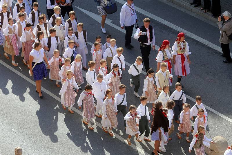 Slavnosti vína Uherské Hradiště 2017. Průvod