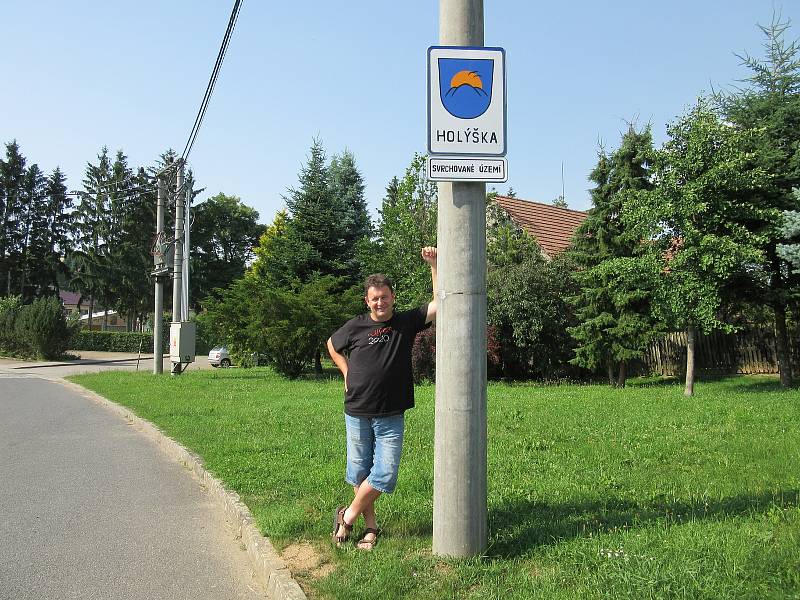Prezident nedachlebické místní části Holýška Richard Bilavčík.