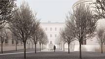 Vítězný návrh na rekonstrukci bývalé věznice v Uherském Hradišti pražského studia ov architekti