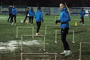 Fotbalistky Slovácka se chystají na jarní část ženské ligy.